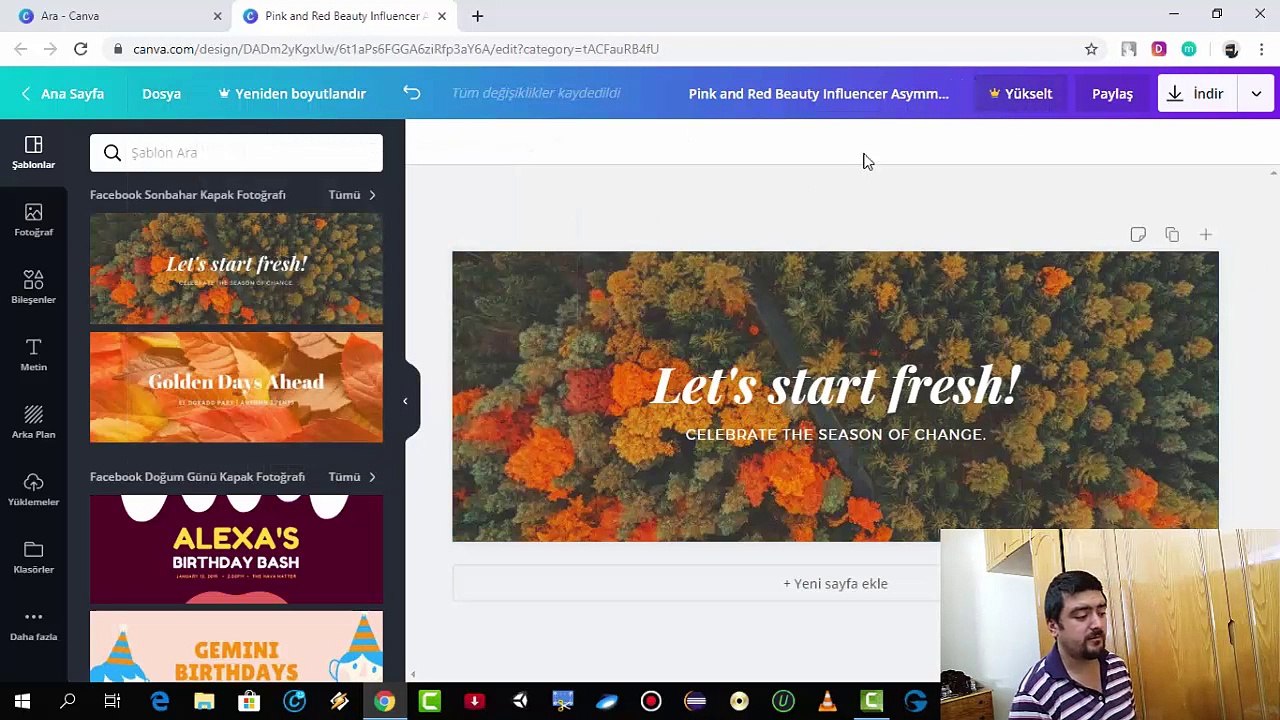 YOUTUBE A FACEBOOK A NASIL KAPAK FOTOĞRAFI YAPILIR