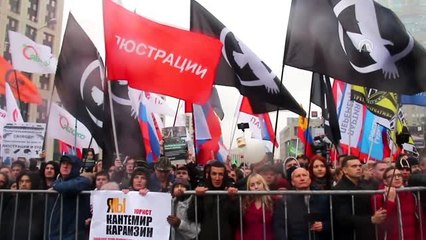 Rusya'da 20 bin kişilik protesto eylemi