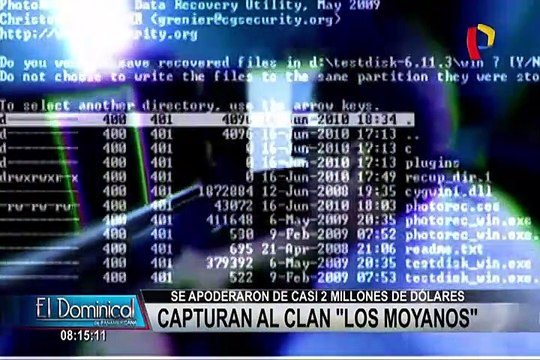 Delitos informáticos: Clan Moyano habría robado casi dos millones de dólares