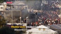 Midilli'de mülteci kampında yangın: 2 ölü