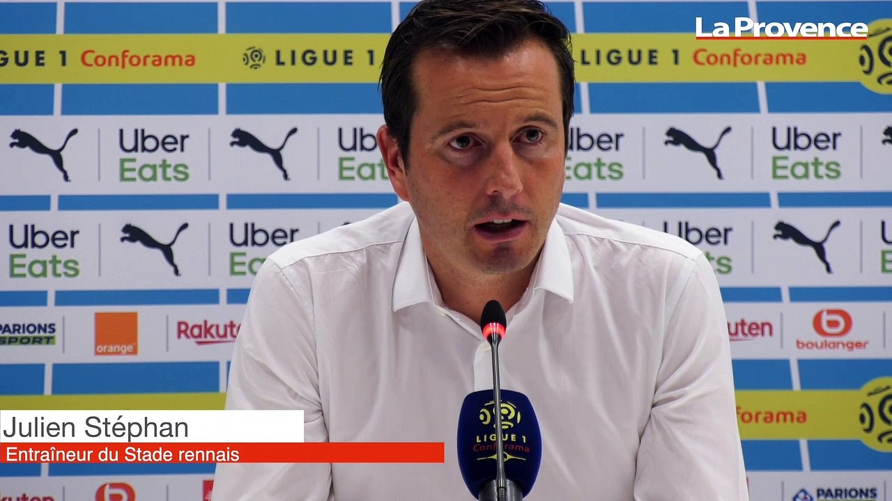 OM-Rennes : "Il y a de quoi faire une belle saison pour l'Olympique de Marseille" (Stéphan)