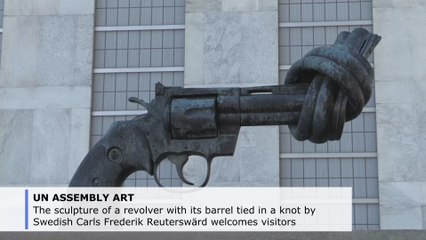 Treasures, curiosities hidden in UN hallways