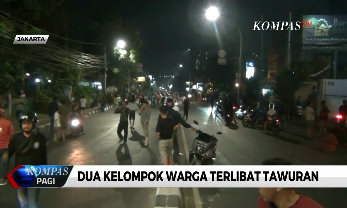 Dua Kelompok Remaja Terlibat Tawuran di Tebet