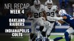 Week 4: Oakland Raiders vs Indianapolis Colts