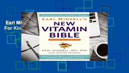 Earl Mindell s New Vitamin Bible  For Kindle