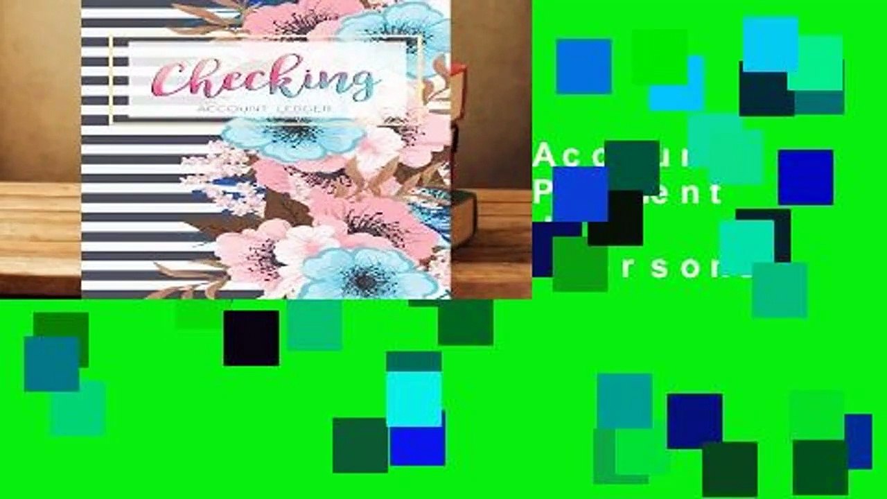 [Read] Checking Account Ledger: 6 Column Payment Record, Record and Tracker Log Book, Personal