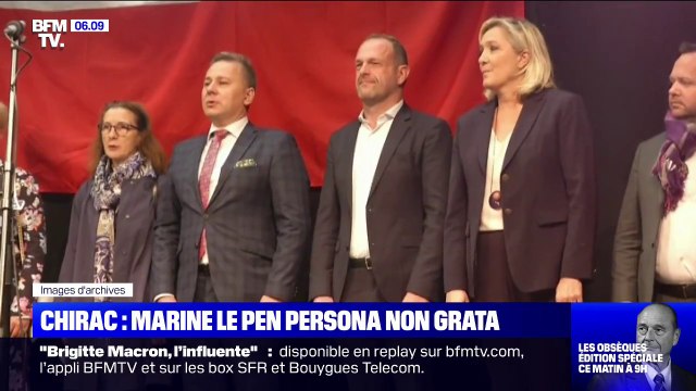 Ni Marine Le Pen, ni aucun autre élu du Rassemblement national n'assisteront à la cérémonie d'hommage de Jacques Chirac