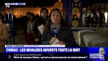 Des Français se recueillent encore devant la dépouille de Jacques Chirac aux Invalides