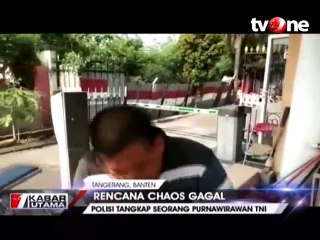 Diduga Akan Buat Chaos, Polisi Tangkap Purnawirawan TNI