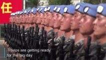Soldiers prepare for China's 70th anniversary parade