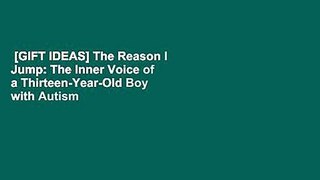 [GIFT IDEAS] The Reason I Jump: The Inner Voice of a Thirteen-Year-Old Boy with Autism