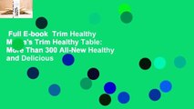 Full E-book  Trim Healthy Mama's Trim Healthy Table: More Than 300 All-New Healthy and Delicious