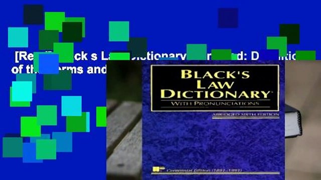 [Read] Black s Law Dictionary:Abridged: Definitions of the Terms and Phrases of American Law
