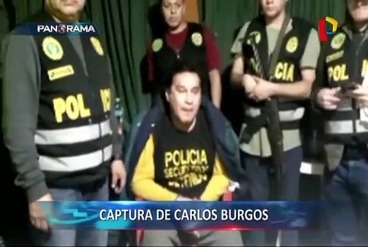 La caída de Carlos Burgos: imágenes exclusivas de su detención