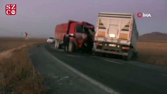 Konya’da kamyonla tır çarpıştı: 1 ölü, 1 yaralı