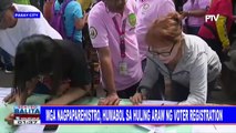 Mga nagpaparehistro, humabol sa huling araw ng voter registration