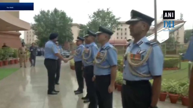 Air Marshal RKS Bhadauria takes charge as Chief of Air Staff after Air Chief Marshal Dhanoa demits office