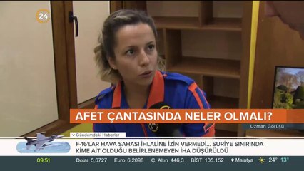 Afet çantasında neler olmalı?