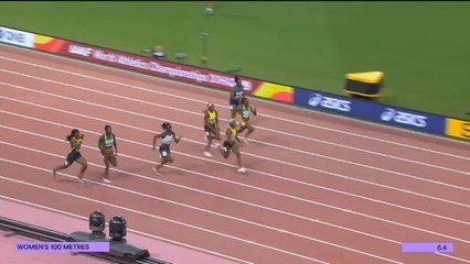 لقطة:العاب قوى: فرايزر باريس تتوج بذهبية الـ 100 في بطولة العالم بالدوحة