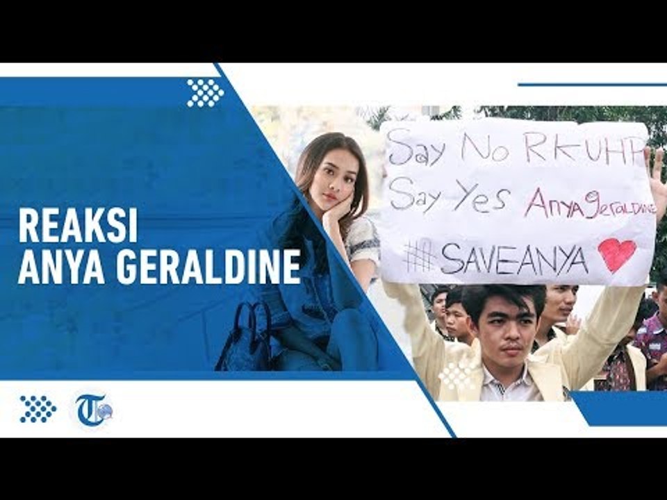 Reaksi Anya Geraldine Tanggapi Poster Demo Tolak RUU KUHP