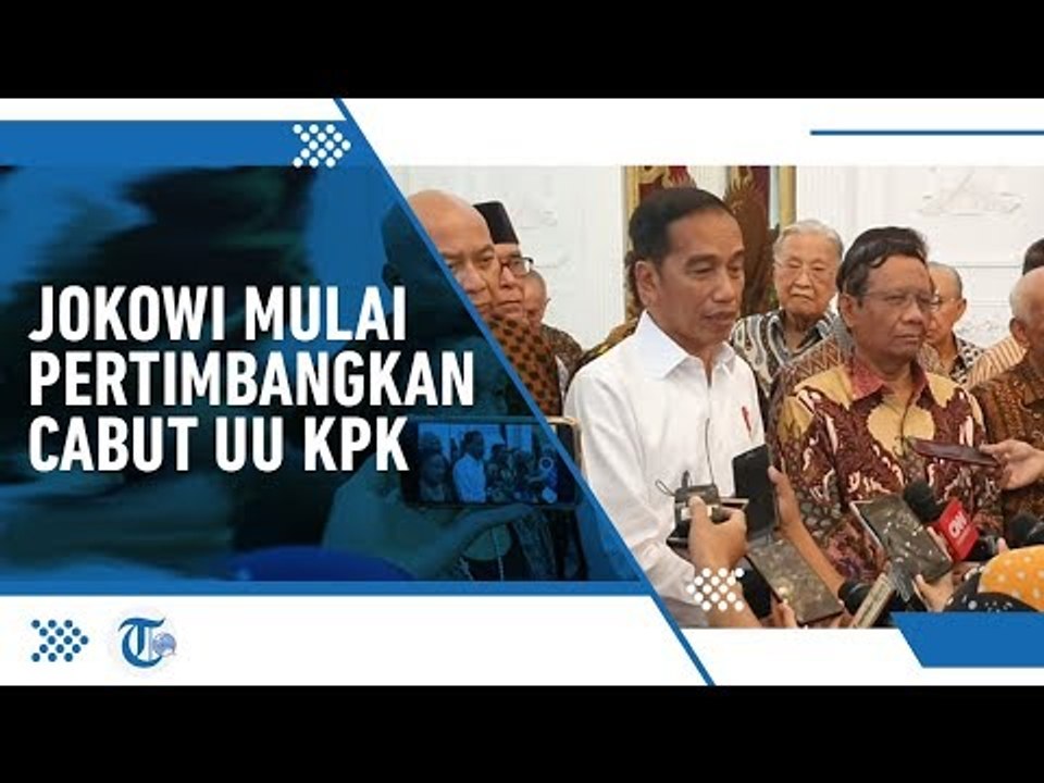Jokowi Mulai Melunak, Penerbitan Perppu Batalkan UU KPK Akan Dipertimbangkan