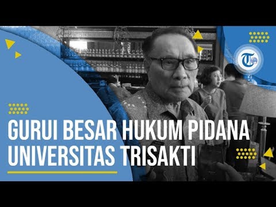 Profil Andi Hamzah - Guru Besar, Akademisi, dan Ahli Hukum Pidana