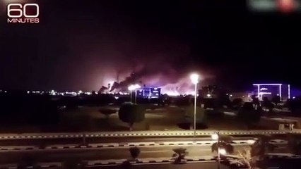 Suudi Arabistan petrol tesisine saldırının görüntüleri yayınlandı