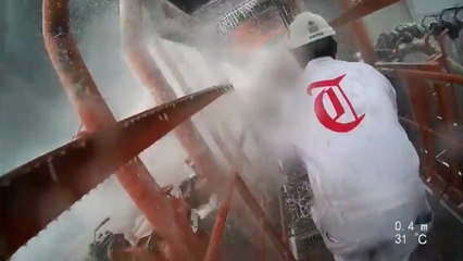 두드리고, 밧줄 끊고...'울산 선박 화재' 긴박했던 당시 상황 / YTN