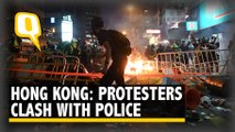 Violence in Hong Kong Ahead of China's National Foundation Day