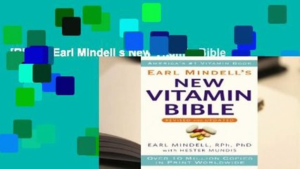 [READ] Earl Mindell s New Vitamin Bible