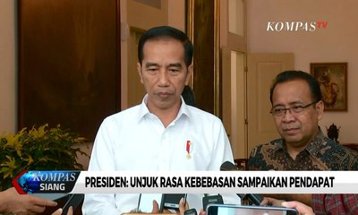 Soal Demo, Presiden: Unjuk Rasa Kebebasan Sampaikan Pendapat