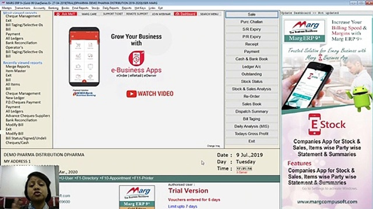 Marg Live Session - Post Dated Cheques (PDC) Management