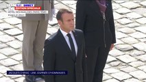 Hommage à Jacques Chirac: la Marseillaise retentit dans la cour des Invalides