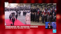 Hommage à Jacques Chirac : Claude Chirac est venue remercier les Français