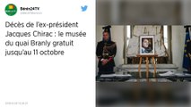 Mort de Jacques Chirac : plus de 19 500 visiteurs ce dimanche au Musée du Quai Branly