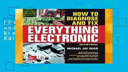 [Doc] How to Diagnose and Fix Everything Electronic, Second Edition