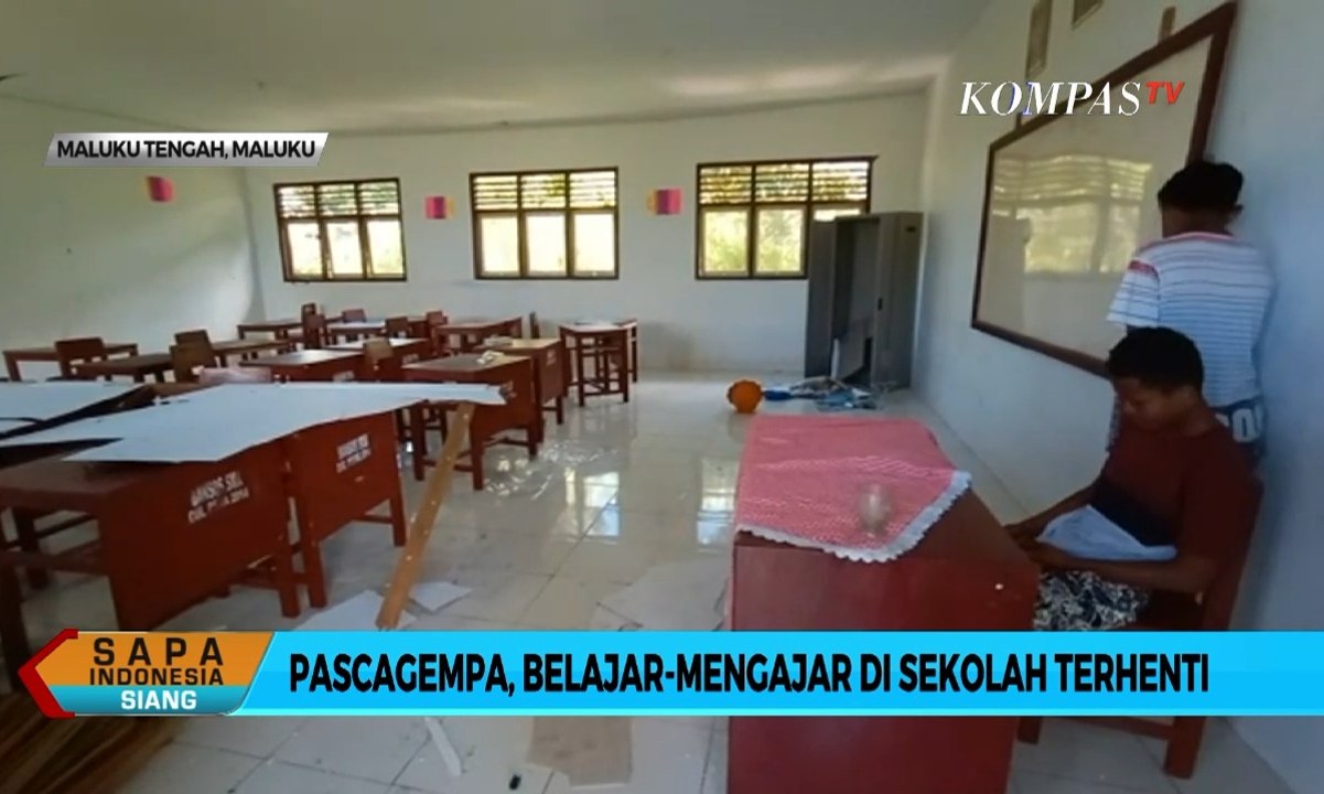 Pascagempa Maluku, Belajar-Mengajar di Sekolah Terhenti
