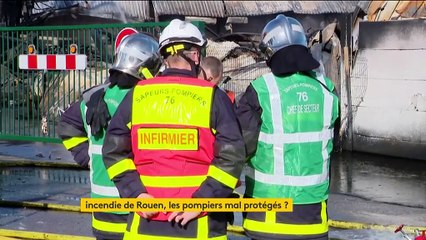 Incendie d'un site Seveso à Rouen : les pompiers mis en danger ?