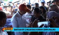 Kemensos Berikan Bantuan Rp 1,3 Miliar Bagi Korban Gempa Maluku