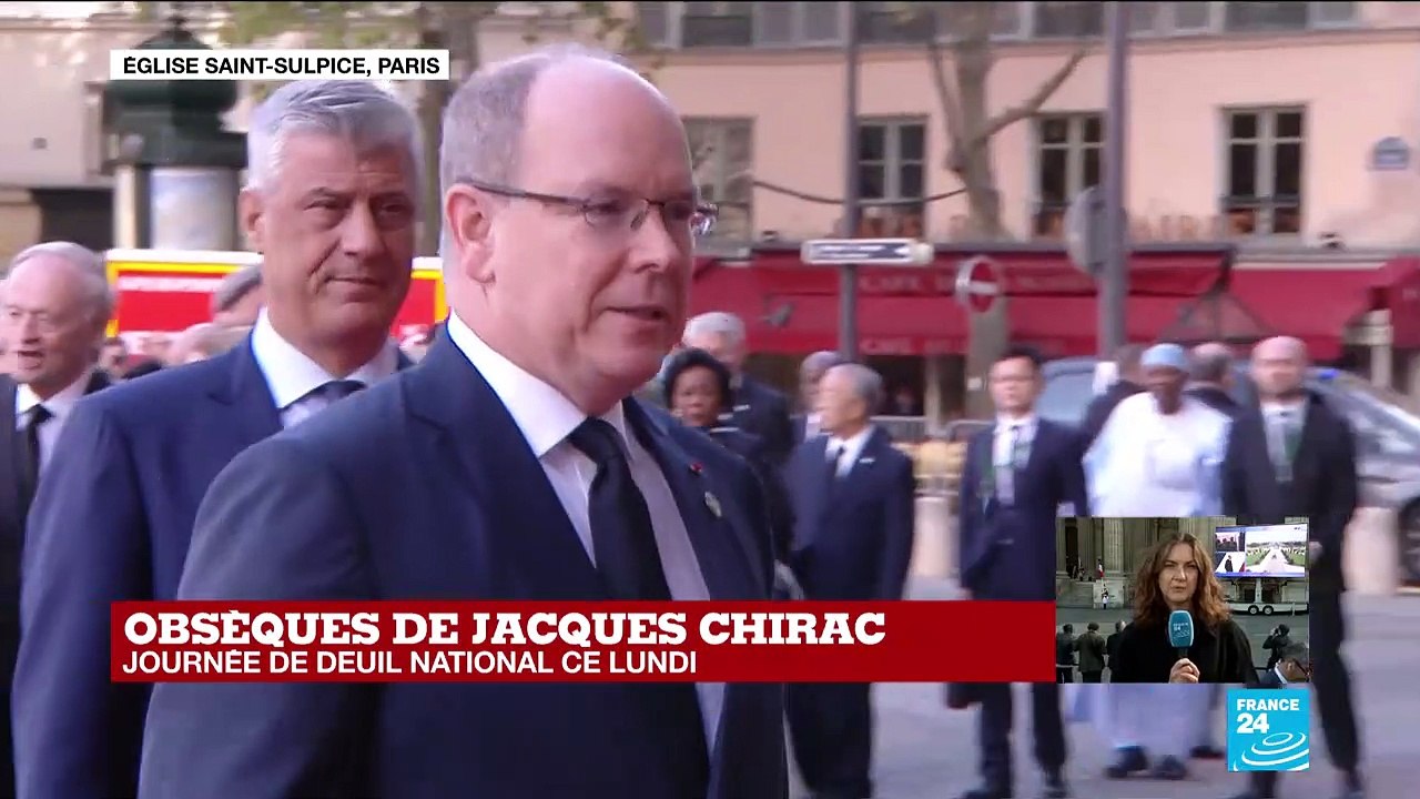 Obsèques de Jacques Chirac : arrivée de nombreuses personnalités à l'église Saint-Sulpice