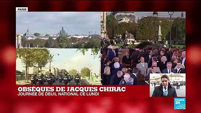 Obsèques de Jacques Chirac : Les badauds attendent le passage du cortège funéraire