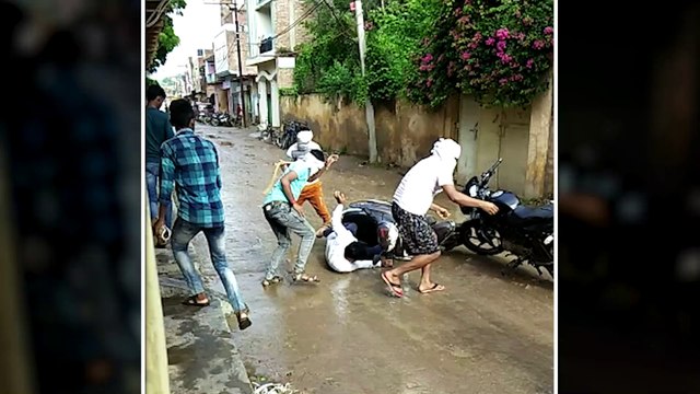 પાંચ અજાણ્યા શખ્સોએ પત્રકારને માર્યો, આખી ઘટનાનો વીડિયો સામે આવ્યો