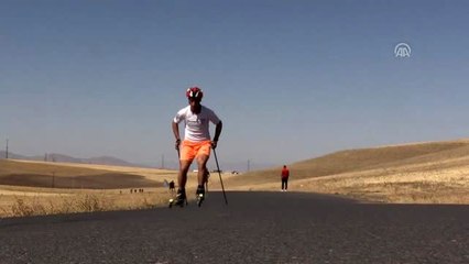 Yarışlara "otomobil lastiği, kazma ve balyoz"la hazırlanıyorlar - AĞRI