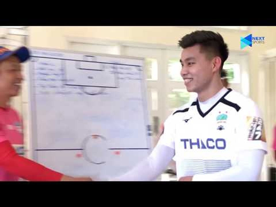 Văn Thanh tái xuất sân cỏ bằng buổi tập đầu tiên cùng đồng đội tại Hàm Rồng| NEXT SPORTS
