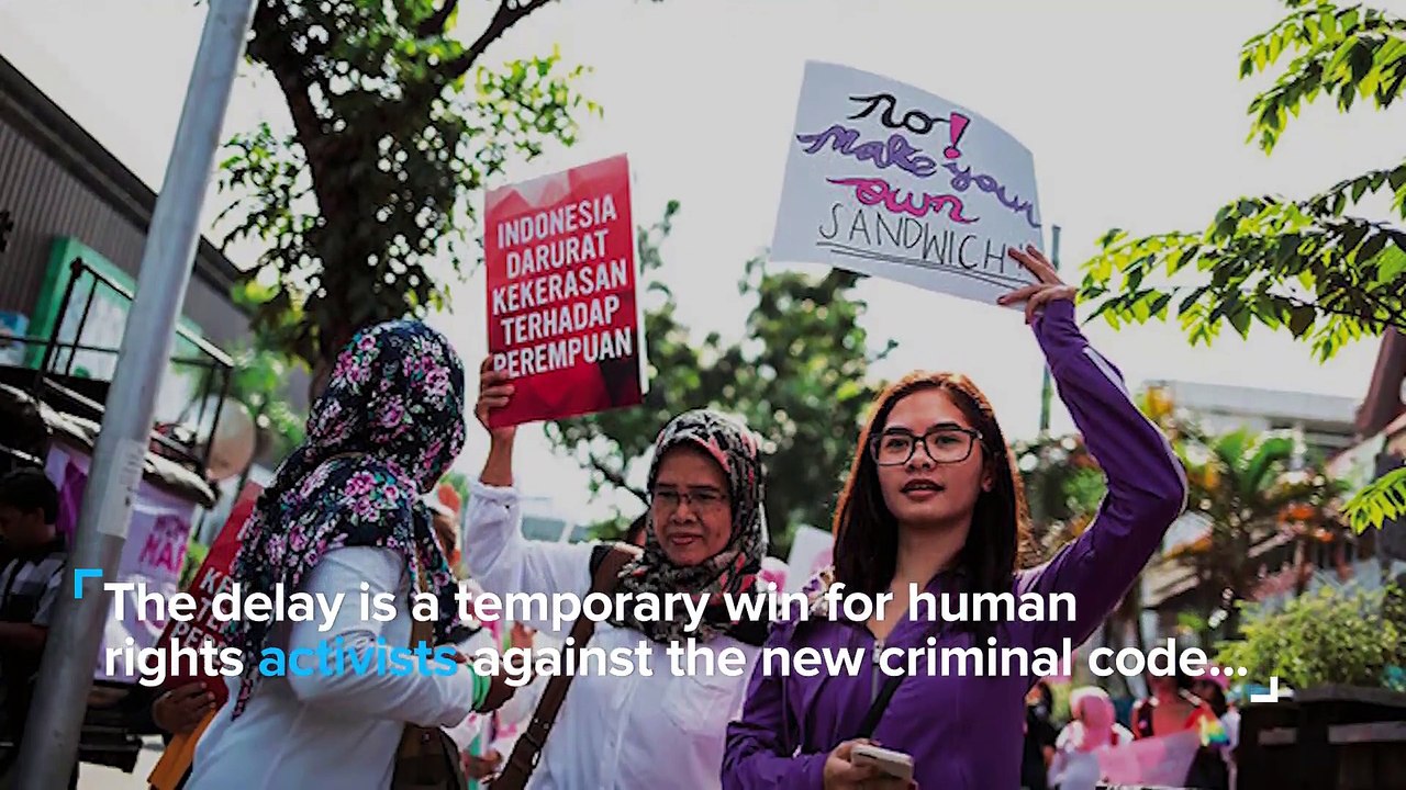 Indonesia’s proposed penal laws suspended