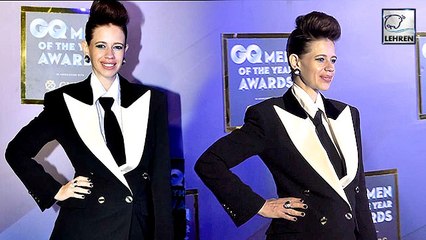 Pregnant Kalki Koechlin Flaunts Baby Bump At GQ Awards Red Carpet