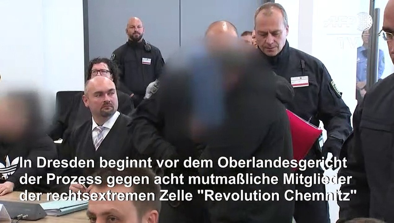 Dresden: Prozess gegen rechtsextreme Gruppe 'Revolution Chemnitz'