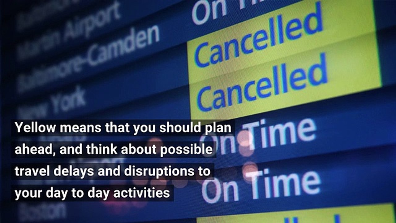 Met Office weather warning guide