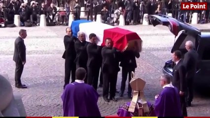 Jacques Chirac : l'arrivée du cortège funèbre à Saint-Sulpice