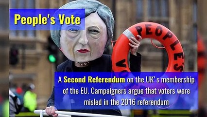 Brexit Jargon Explainer